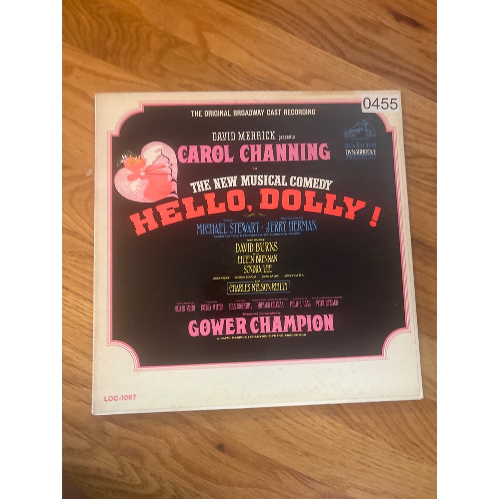 RCA Victor Hello Dolly Original Broadway‎ Cast Vinyl LP 12" Mono 1964